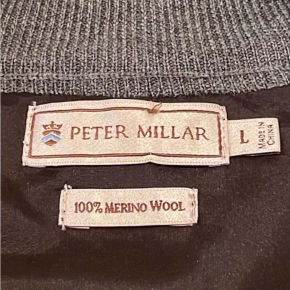 Peter Millar 1/4 Zip Golf Vest - Picture 3 of 4